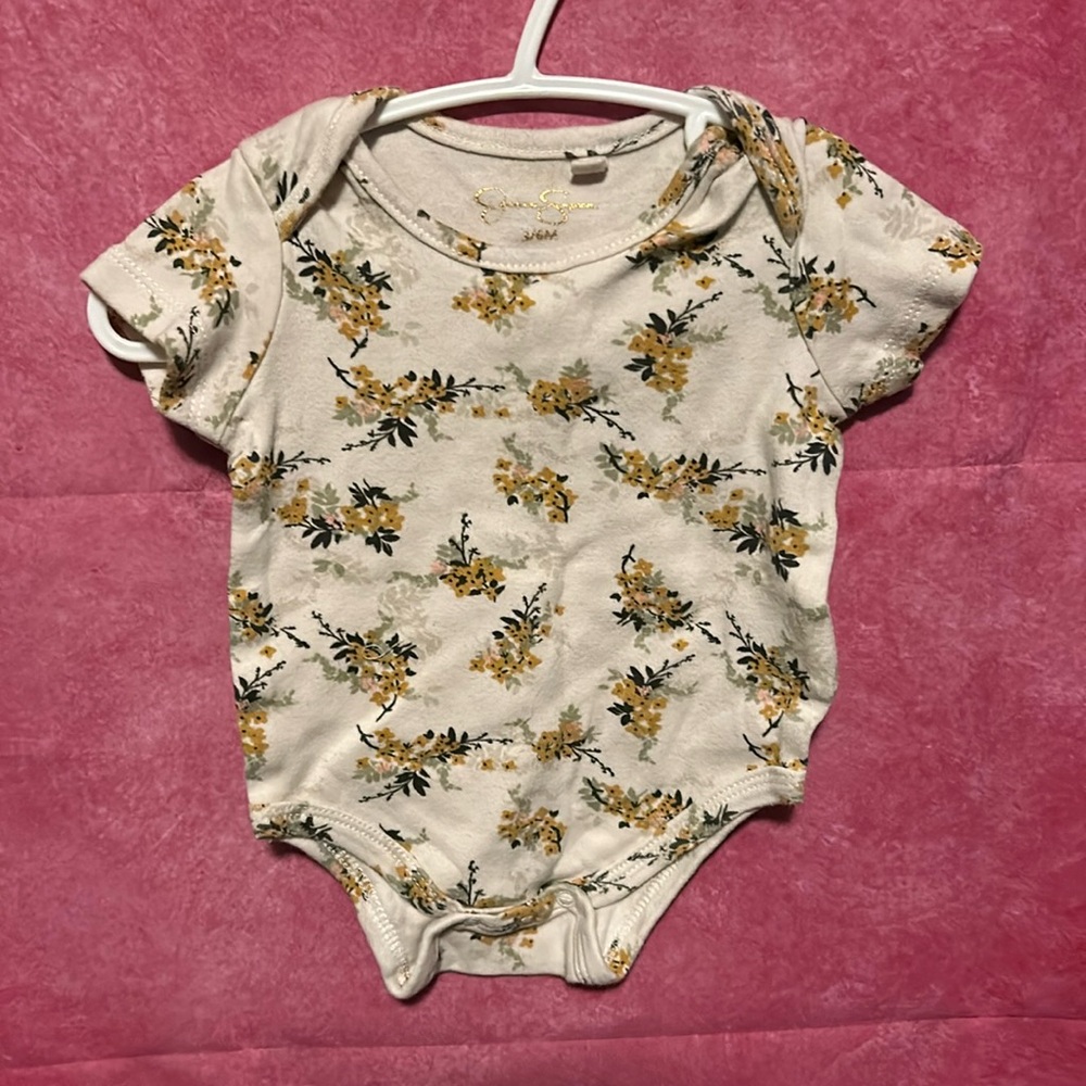 (3 for $15) 3-6 Month Jessica Simpson Baby Onesie